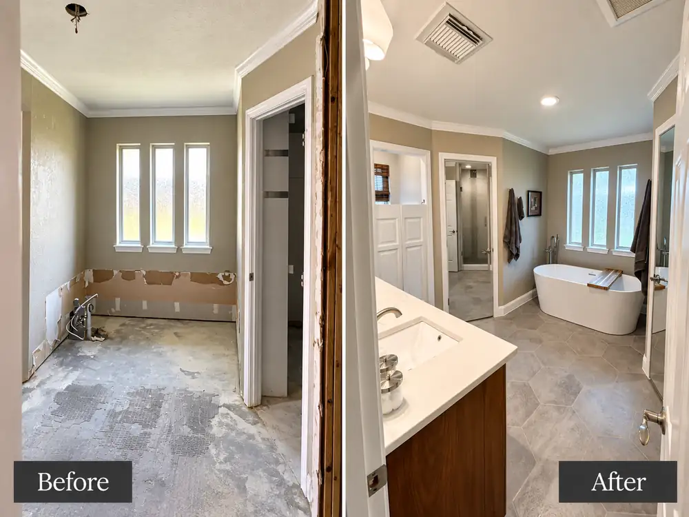 Before and after transformation 3